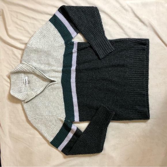 Men’s 4 Colored Striped GoodFellow and Co Sweatshirt Size Small - Picture 2 of 4